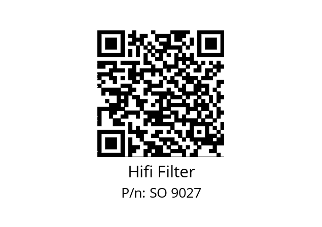   Hifi Filter SO 9027