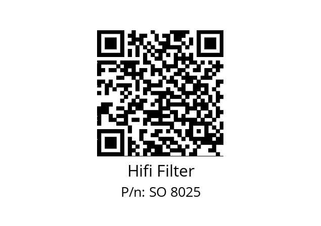   Hifi Filter SO 8025