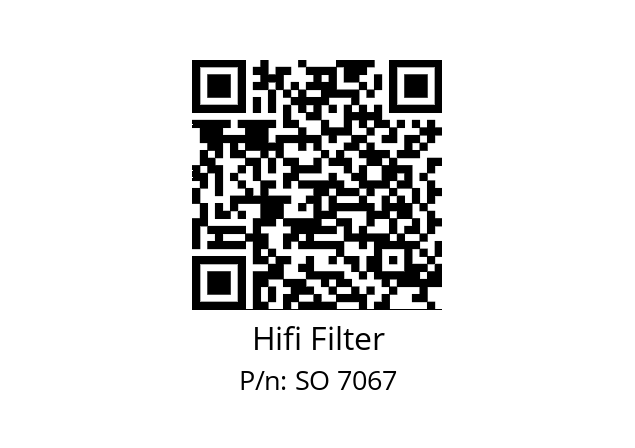   Hifi Filter SO 7067