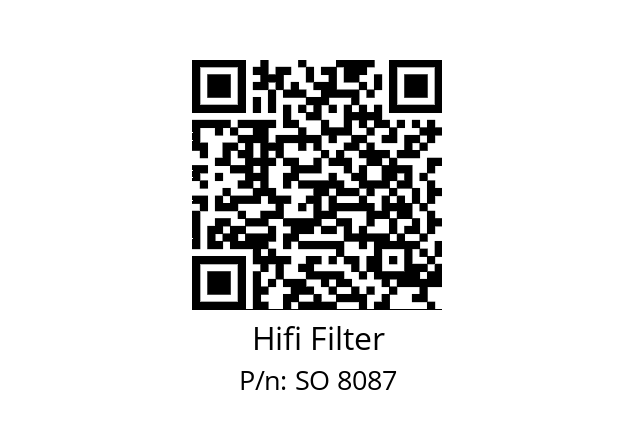   Hifi Filter SO 8087