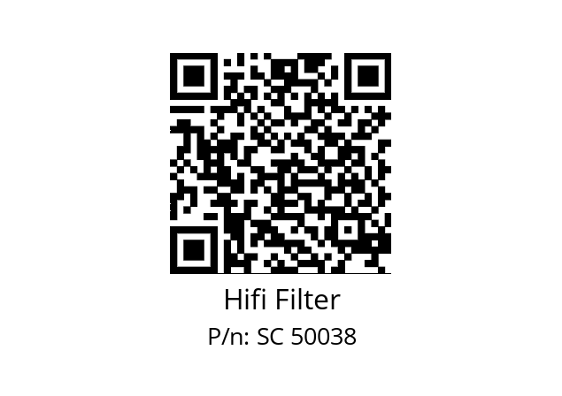   Hifi Filter SC 50038