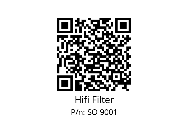   Hifi Filter SO 9001