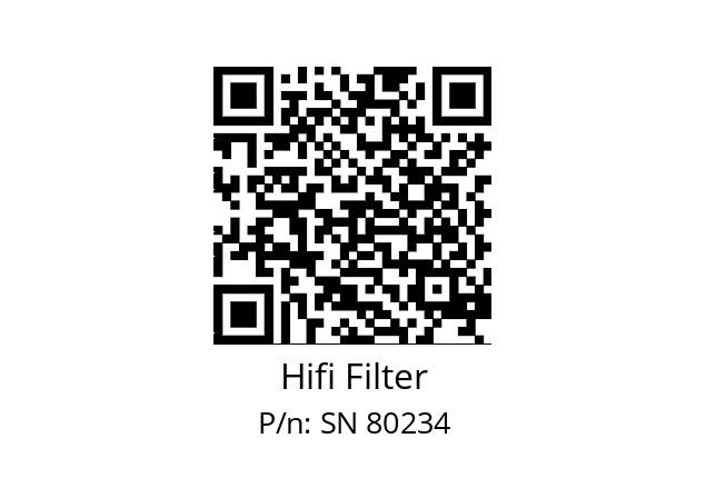   Hifi Filter SN 80234