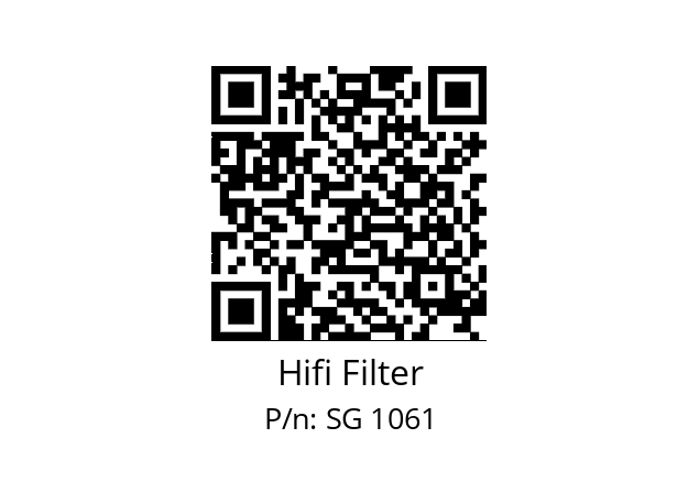   Hifi Filter SG 1061