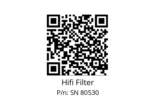   Hifi Filter SN 80530