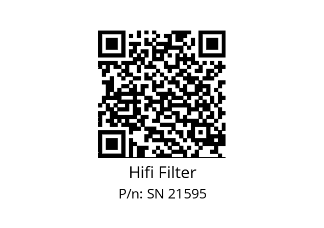   Hifi Filter SN 21595