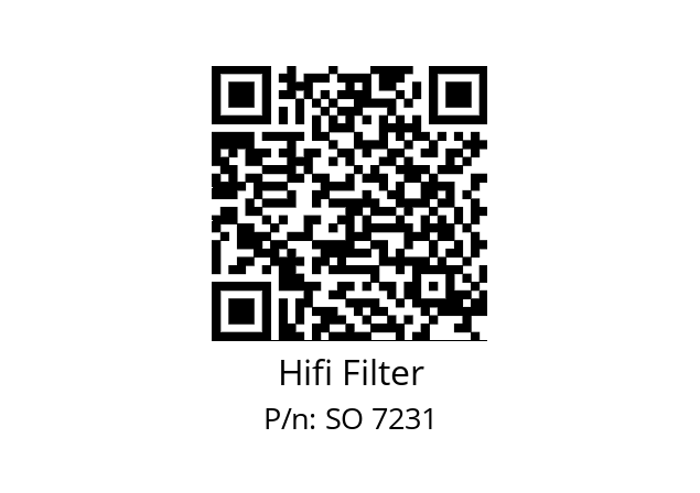   Hifi Filter SO 7231