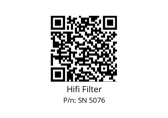   Hifi Filter SN 5076