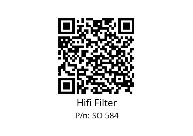   Hifi Filter SO 584