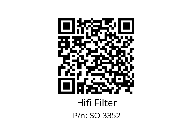   Hifi Filter SO 3352