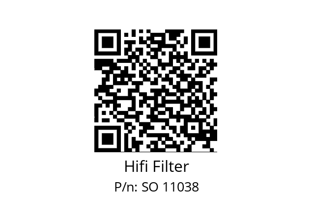   Hifi Filter SO 11038