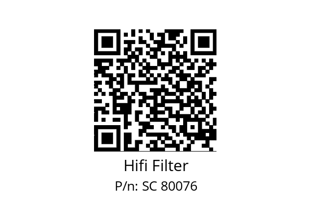   Hifi Filter SC 80076