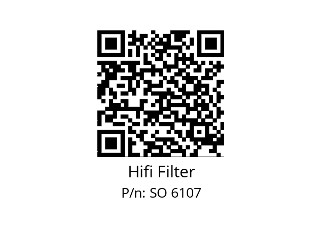   Hifi Filter SO 6107