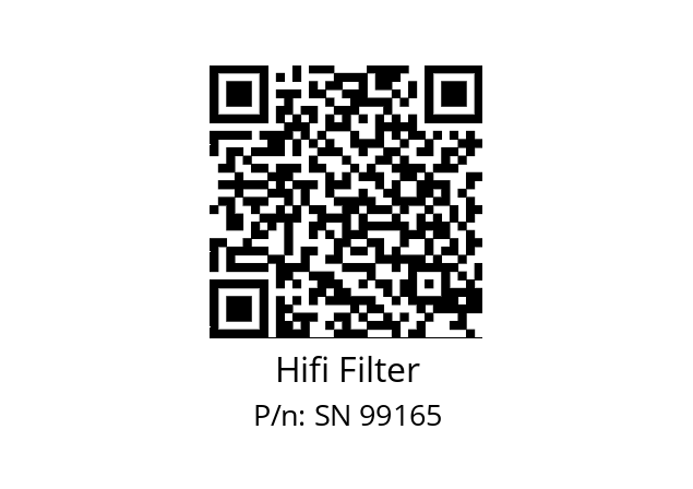   Hifi Filter SN 99165