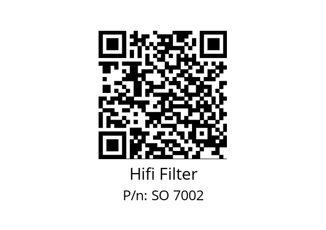   Hifi Filter SO 7002