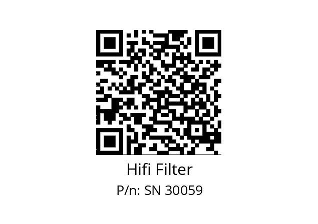   Hifi Filter SN 30059