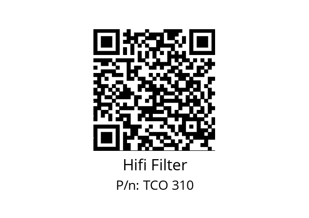   Hifi Filter TCO 310