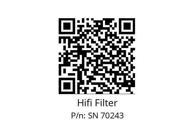   Hifi Filter SN 70243