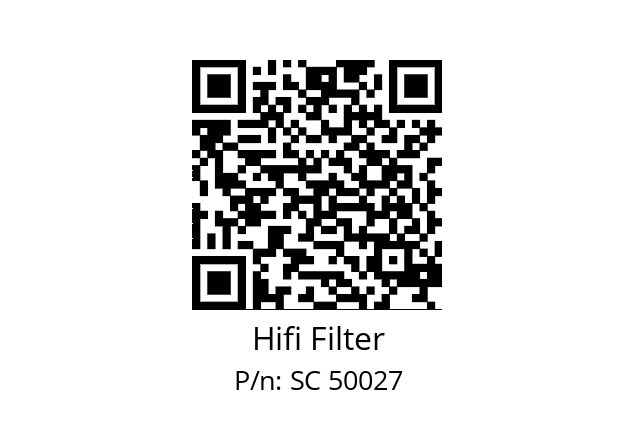   Hifi Filter SC 50027