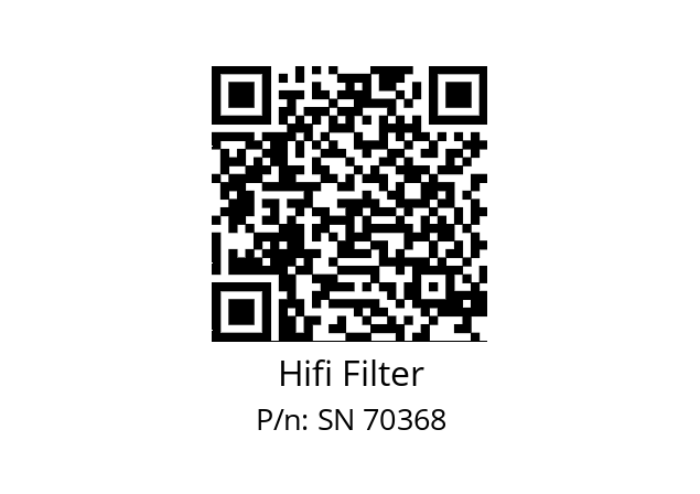   Hifi Filter SN 70368