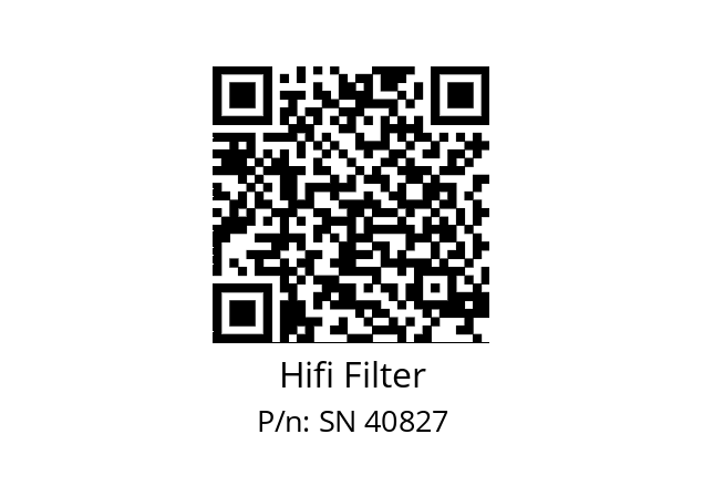   Hifi Filter SN 40827