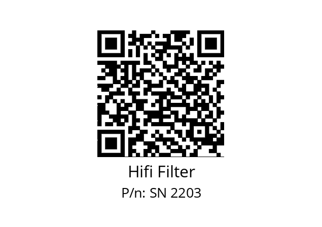   Hifi Filter SN 2203