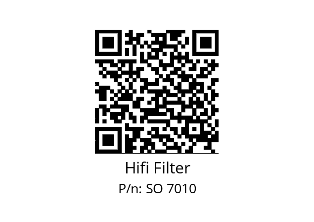   Hifi Filter SO 7010