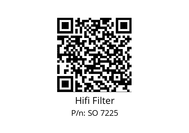   Hifi Filter SO 7225