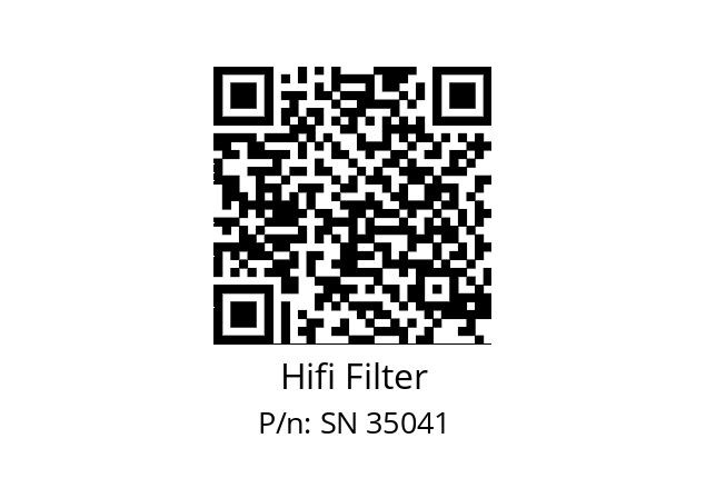   Hifi Filter SN 35041