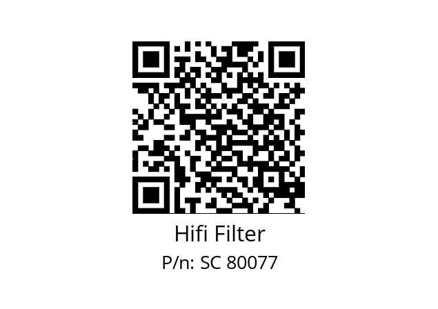   Hifi Filter SC 80077