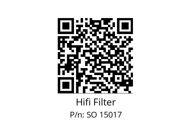   Hifi Filter SO 15017