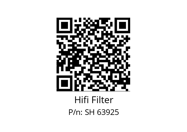   Hifi Filter SH 63925