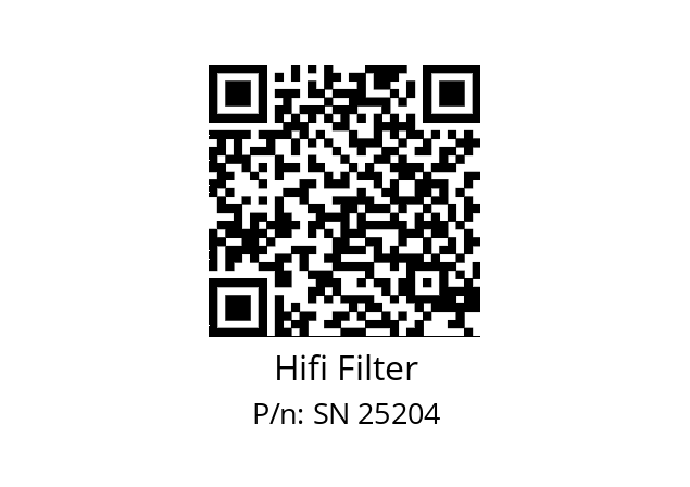   Hifi Filter SN 25204