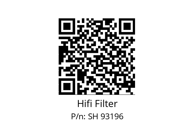   Hifi Filter SH 93196