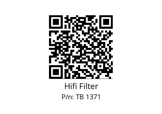   Hifi Filter TB 1371