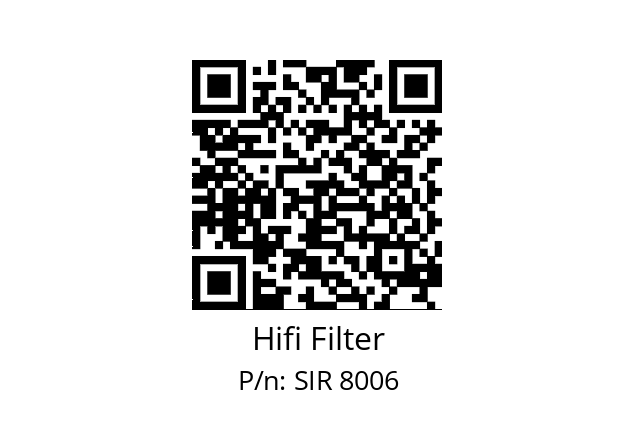   Hifi Filter SIR 8006