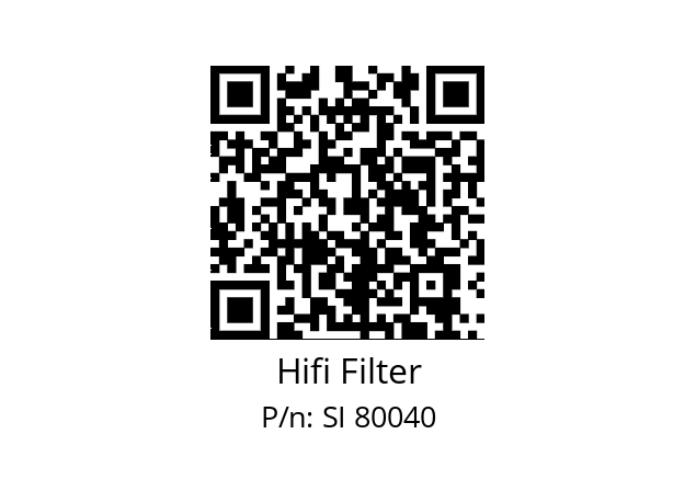   Hifi Filter SI 80040