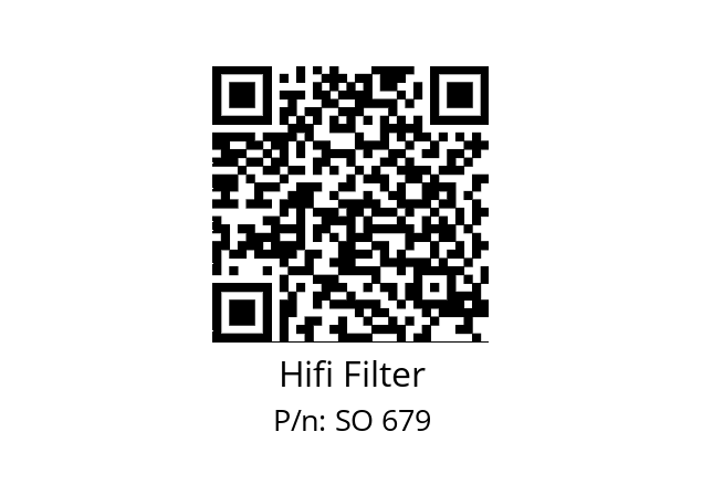   Hifi Filter SO 679