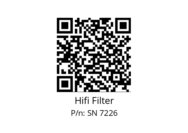   Hifi Filter SN 7226