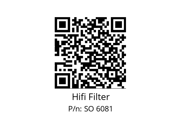   Hifi Filter SO 6081