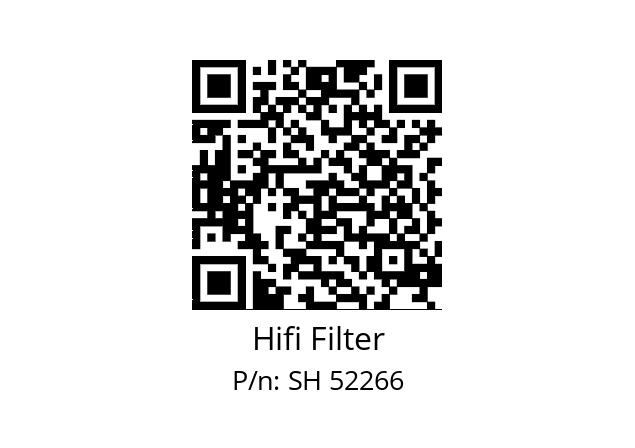   Hifi Filter SH 52266