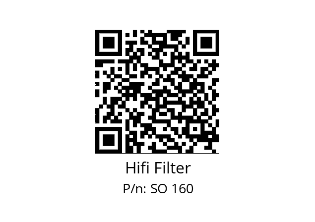   Hifi Filter SO 160