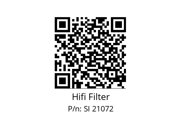   Hifi Filter SI 21072