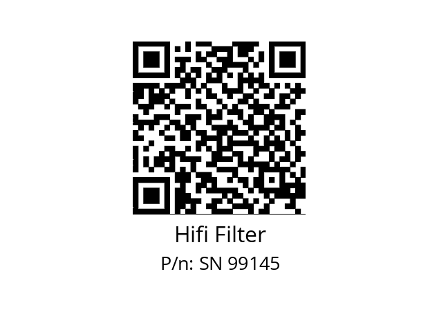   Hifi Filter SN 99145