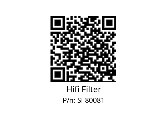   Hifi Filter SI 80081