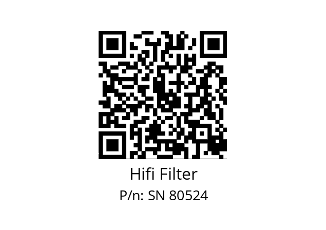   Hifi Filter SN 80524