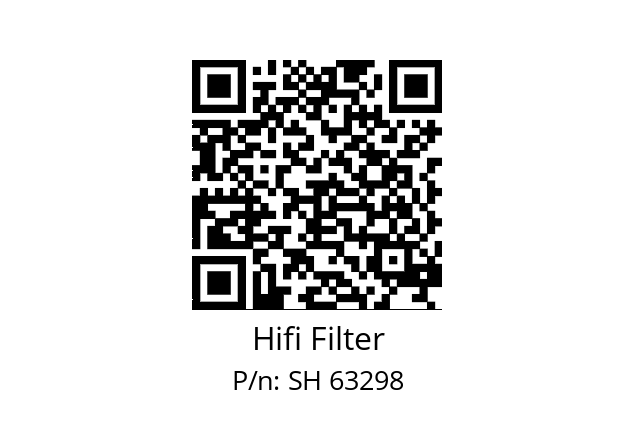   Hifi Filter SH 63298