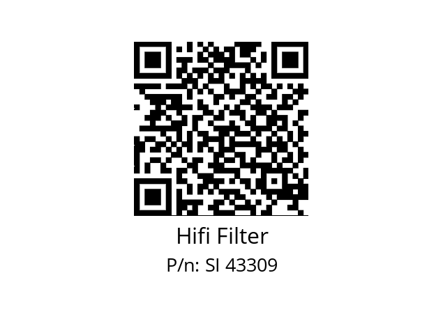   Hifi Filter SI 43309