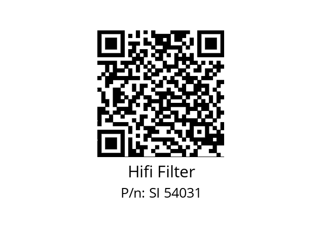   Hifi Filter SI 54031