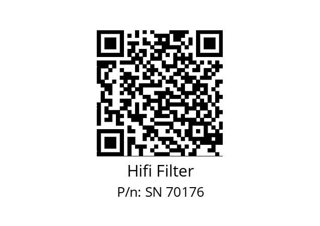   Hifi Filter SN 70176